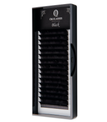 Ресницы OkoLashes серии BLACK изгиб L 0.07 06 мм, 16 линий