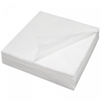 Салфетки в сложении 40*40см белые одноразовые спанбонд 100шт
