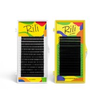 Ресницы чёрные Rili "Lovely" CC 0.07 10мм - 16 линий