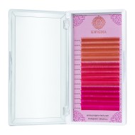 Цветные ресницы Enigma микс 0,07/C/8-12 mm "Tender love" (15 линий)