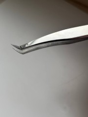 Профессиональный пинцет для наращивания ресниц SL EXPERT ZX 45°
