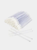 Аппликатор, микробраши, палочки для губной помады, велюровые, серые 50 штук 