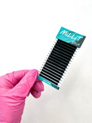 Черные ресницы Millit C 0.07 14мм 16 линий