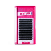 Ресницы черные OH! MY LASH в пучках 3D-W - 12 линий - MIX M 0.07 7-12мм