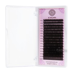 Ресницы Enigma цвет «Мокка» 0,10/D/13 mm (16 линий)