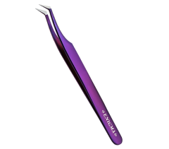 Пинцет L new Enigma (Purple metallic, с ручной заточкой extra-sharp)