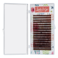 Коричневые ресницы Lash&Go микс 0,07/L/7-14 mm new "Латте" (16 линий) Коричневые ресницы Lash&Go микс 0,07/L/7-14 mm new "Латте" (16 линий)