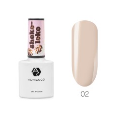 Гель-лак ADRICOCO Shoko-LOKO №02 - карамельный глэм, 8 мл
