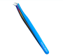 Пинцет Volume new Enigma (Blue metallic, с ручной заточкой extra-sharp)
