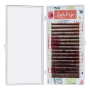 Коричневые ресницы Lash&Go микс 0,10/L/7-14 mm new "Латте" (16 линий)