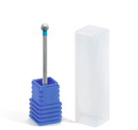 Фреза алмазная 001-40, синяя (в индивидуальной упаковке), Foxy Expert