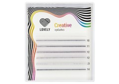 Ресницы синие (blue) Lovely - 20 линий - MIX D 0.10 8-15мм