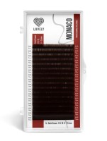 Ресницы темно-коричневые LOVELY Monaco - 16 линий - M 0.10 6 mm