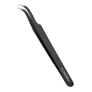 Пинцет изогнутый 90° Enigma (Black, с ручной заточкой extra-sharp) Пинцет изогнутый 90° Enigma (Black, с ручной заточкой extra-sharp)