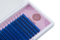 Цветные ресницы Enigma микс 0,10/M/6-13 mm "Blue" (16 линий)