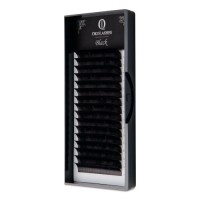 Ресницы OkoLashes серии BLACK изгиб C 0.12 08 мм, 16 линий