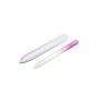 Пилка стеклянная средняя (розовая) в индив. упаковке - мягкая TNL