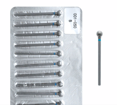 Фреза алмазная 001-50, синяя (в блистере), Foxy Expert