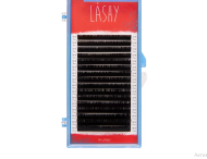 Ресницы чёрные LASHY, C 0.10 10-15мм - 16 линий - MIX