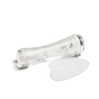 Штамп для стемпинга "TNL" - прозрачный двусторонний