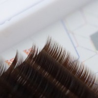 Ресницы Dark chocolate Le Maitre "Caprice" 6 линий M 0.07 MIX 7-12 mm