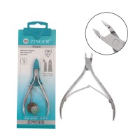 Кусачки маникюрные, педикюрные ZINGER, двойная пружина, серибристый