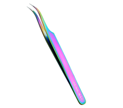 Пинцет изогнутый new Enigma (Chameleon, с ручной заточкой extra-sharp)