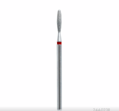 Фреза алмазная 244-23, красная (в индивидуальной упаковке), Foxy Expert