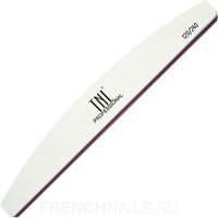 Пилка для ногтей &quot;лодочка&quot; 120/240 хит продаж (серая) в индивидуальной упаковке, TNL