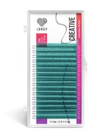 Ресницы изумрудные LOVELY Creative - 16 линий - MIX С 0.10 7-13мм