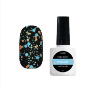 Матовый топ для гель-лака Top Сoat Soft Touch Fantasy, 8 мл №7017, ruNail Матовый топ для гель-лака Top Сoat Soft Touch Fantasy, 8 мл №7017, ruNail