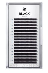 Черные ресницы Be Perfect L/0,07 08 mm, 16 линий