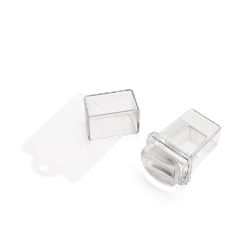 ШТАМП ДЛЯ СТЕМПИНГА МАЛЫЙ – ПРОЗРАЧНЫЙ С КОЛПАЧКОМ