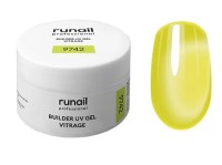 Моделирующий УФ-гель витражный BUILDER UV GEL VITRAGE, ruNail 15г №9742