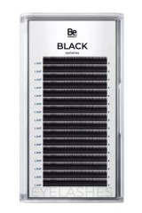 Черные ресницы Be Perfect L/0,07 09 mm, 16 линий