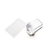 Штамп для стемпинга малый "TNL" - прозрачный