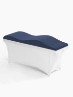 Матрас анатомический Волна с эффект памяти MEMORY Велюр сапфировый, 60x180