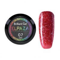 Гель-краска ELPAZA (Эльпаза) Brilliant Gel #7, для дизайна, 5мл