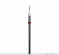 Фреза алмазная 257-15, красная (в блистере), Foxy Expert