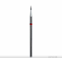 Фреза алмазная 257-15, красная (в блистере), Foxy Expert