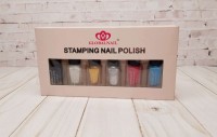 Лак-краска для стемпинга, Global Nail stamping nail polish, золотой, 6 мл