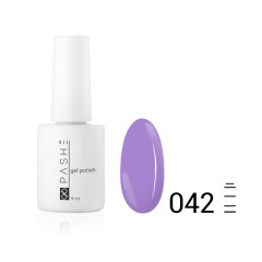 Цветной гель-лак PASHE №042 - &quot;Фиолетовый тюльпан&quot;, (9 мл)