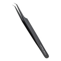 Пинцет Мини-L 45° Enigma (Black) с ручной заточкой extra-sharp