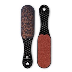 Терка для ног TNL двухсторонняя U-12 черная