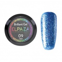 Гель-краска ELPAZA (Эльпаза) Brilliant Gel #9, для дизайна, 5мл