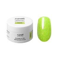 Моделирующий УФ-гель светоотражающий BUILDER UV GEL REFLECTIVE COLOR, 15г банка №9655 ruNail