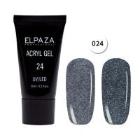 Акригель ELPAZA (Эльпаза) REFLECTIVE (Светоотражающий) ACRYL GEL UV/LED 024, полигель, 30мл срок до 12.25
