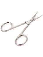 Ножницы для кутикулы серебряные с проф.ручной заточкой, Zinger zSPr-B-118-S-SH-Salon