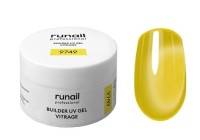 Моделирующий УФ-гель витражный BUILDER UV GEL VITRAGE, ruNail 15г №9749