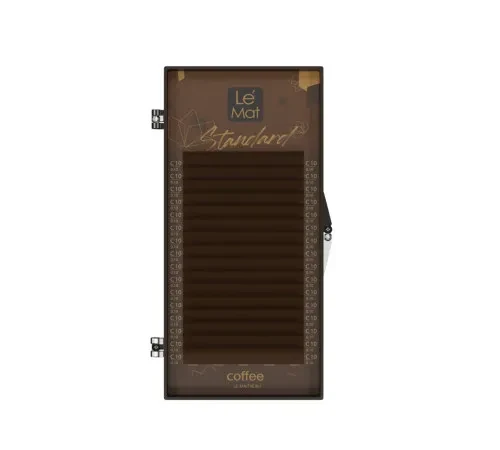 Ресницы коричневые Liberica Le Maitre "Standard Coffee" 16 линий C 0.10 08 мм